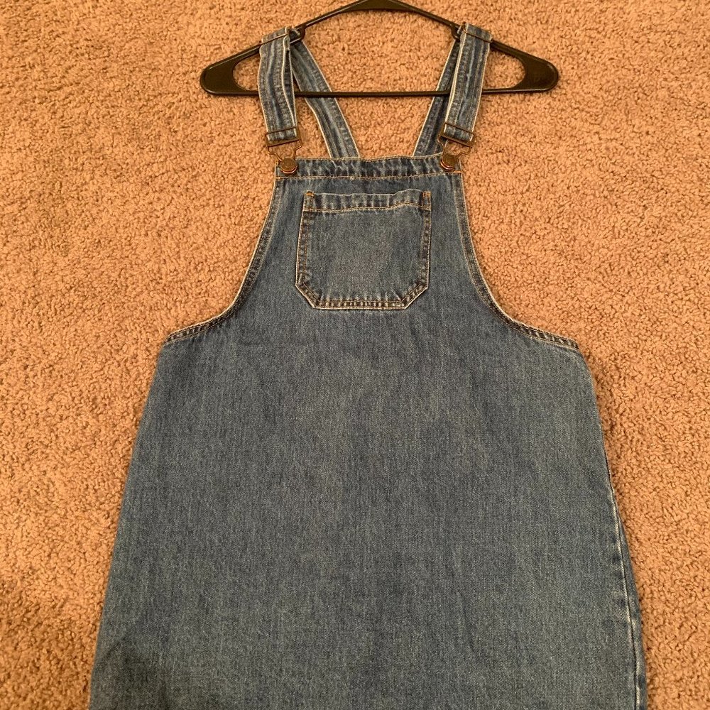 Denim Overall Dress